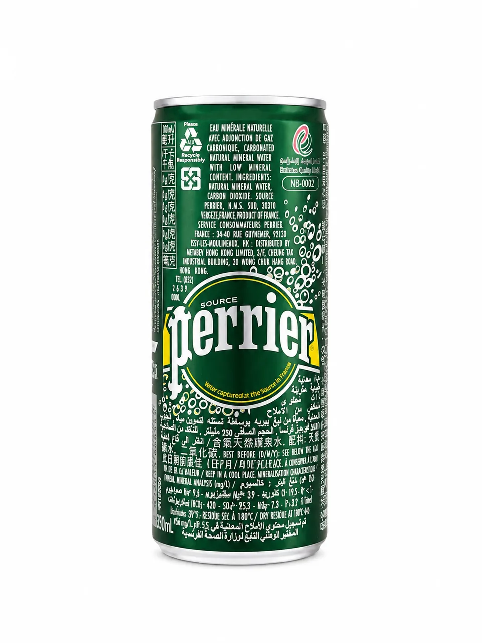 Perrier Carbonated Natural Mineral Water