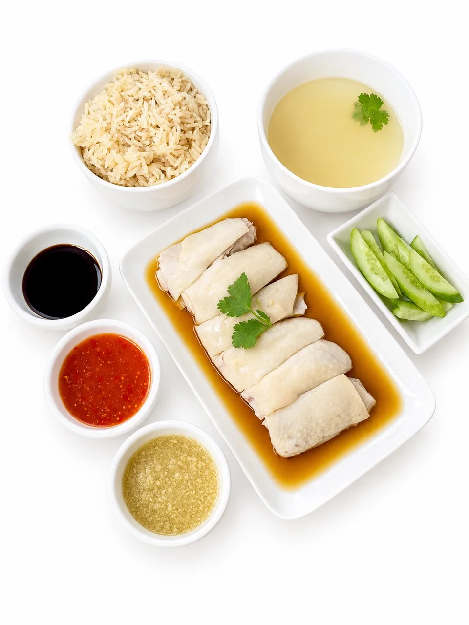 Singapore-style Chicken Rice (thigh meat) Small