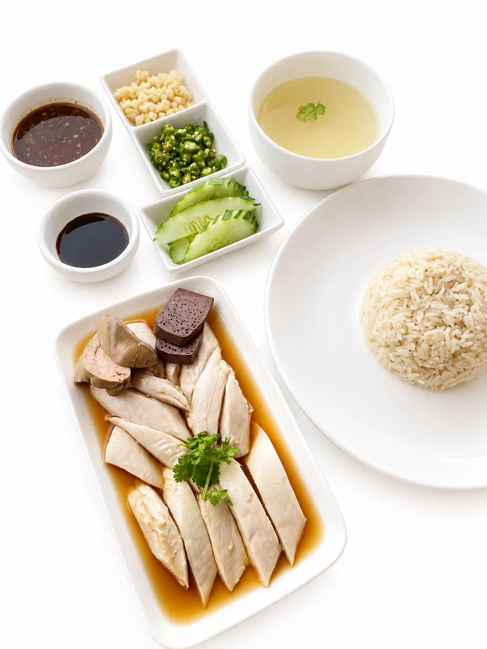 Hainanese Chicken Rice (breast meat) Small